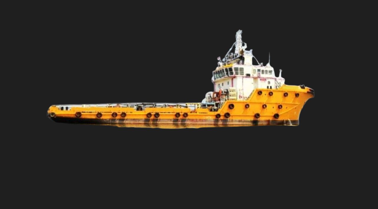 Platform Supply Vessel   4.750 BHP   Build 2003   GRT 1367