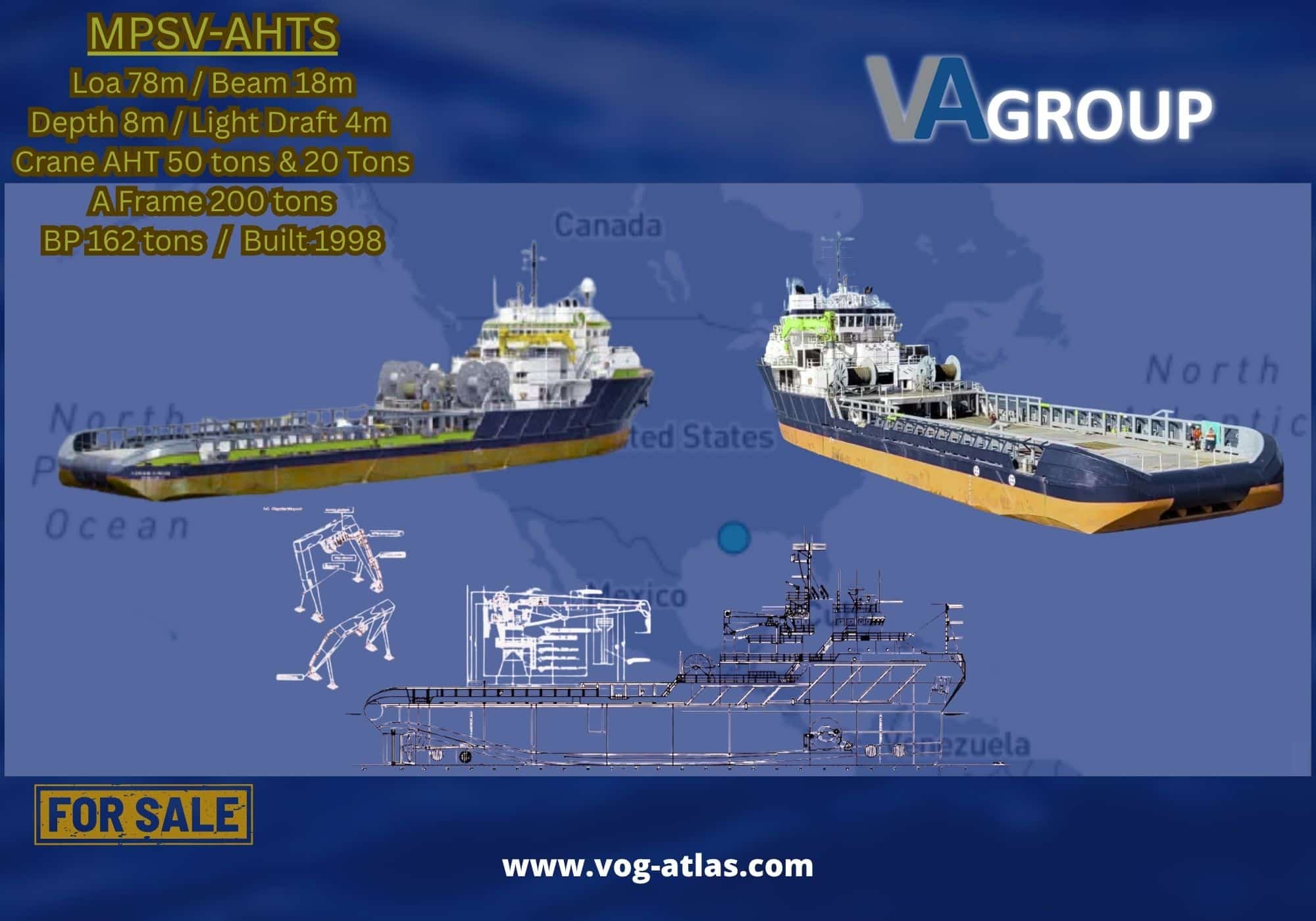 MPSV - AHTS DP2 for sale