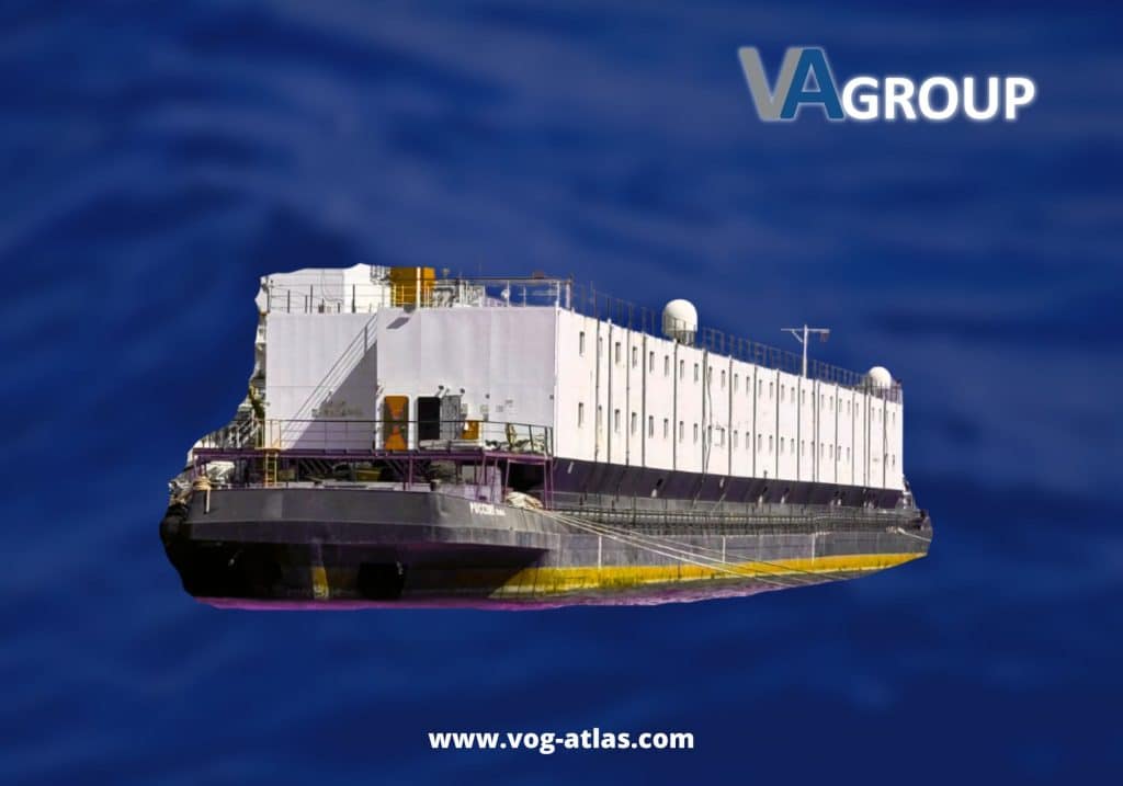 Accommodation barge for sale