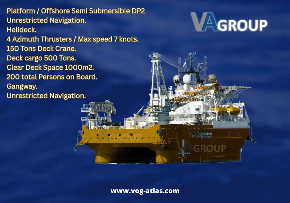 AWB DP2 Accommodation barge self propelled ships for sale